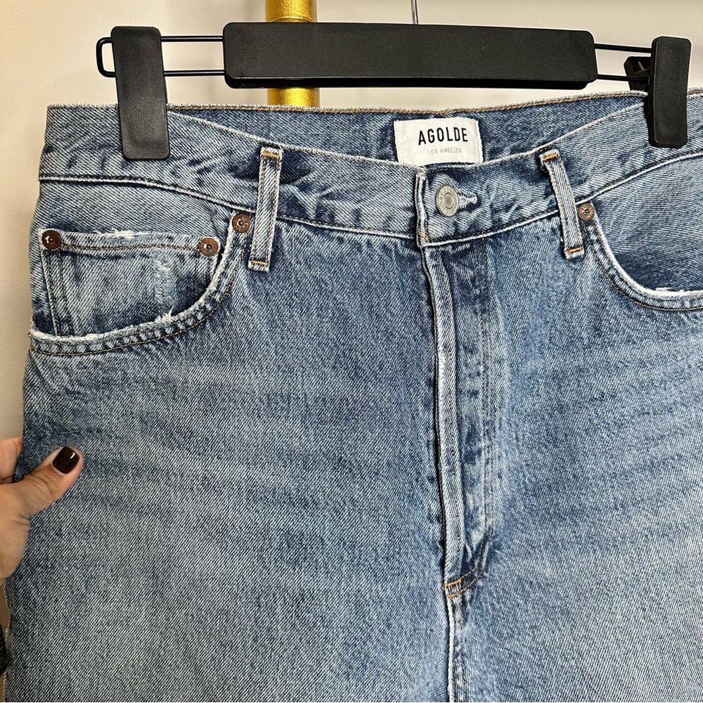 Agolde 90s Pinch Waist Jeans in Backdrop - Picture 5 of 10